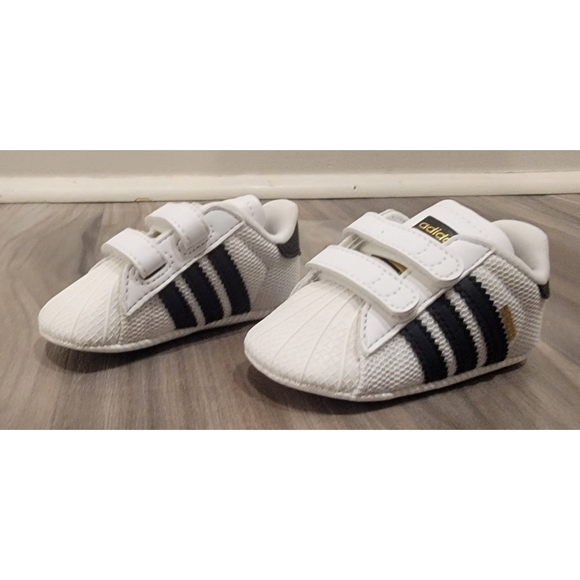 Adidas Originals Superstar Crib Infant Shoes Sneakers size 1K - Picture 2 of 13